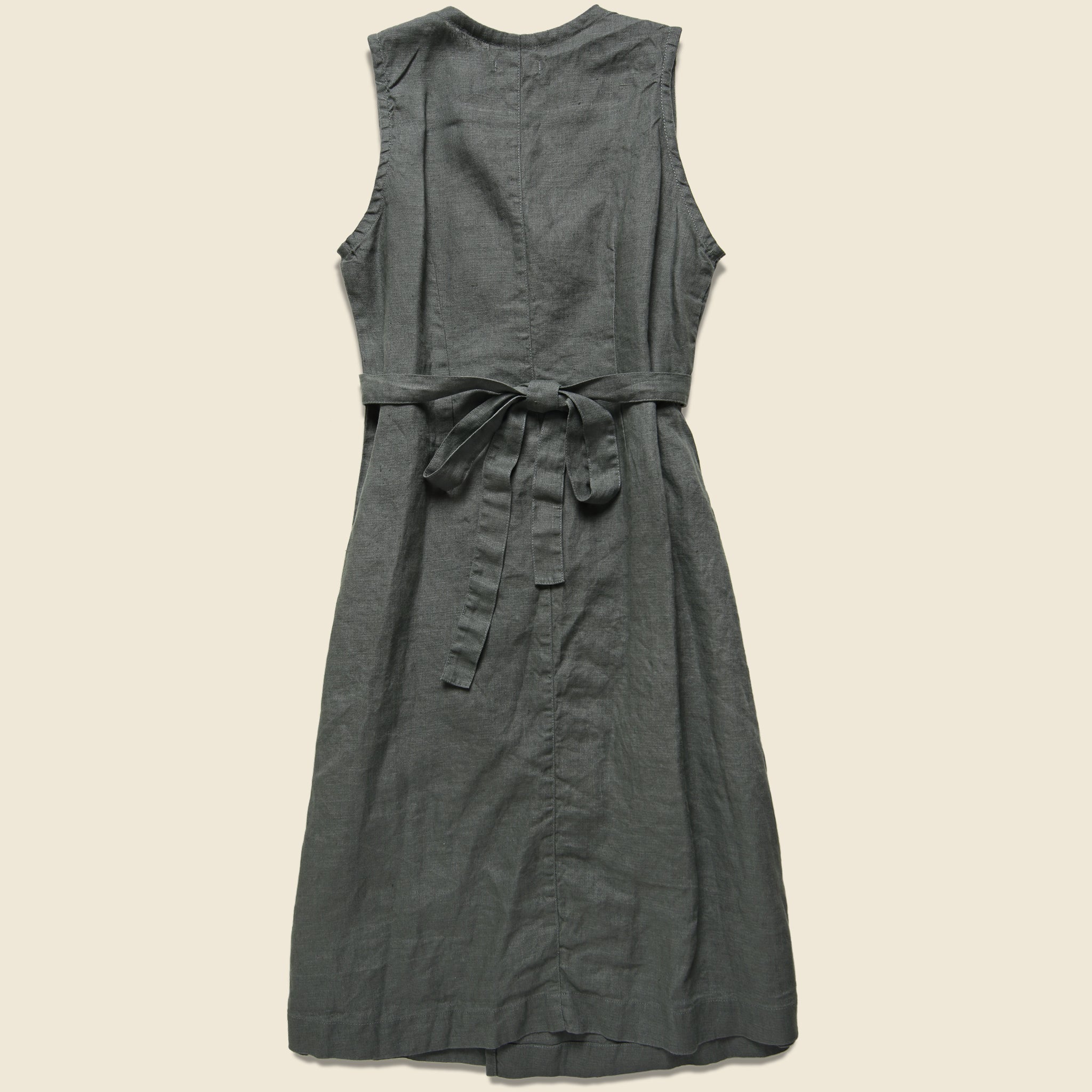 Linen Salon Dress - Grey - Fog Linen - STAG Provisions - W - Onepiece - Dress