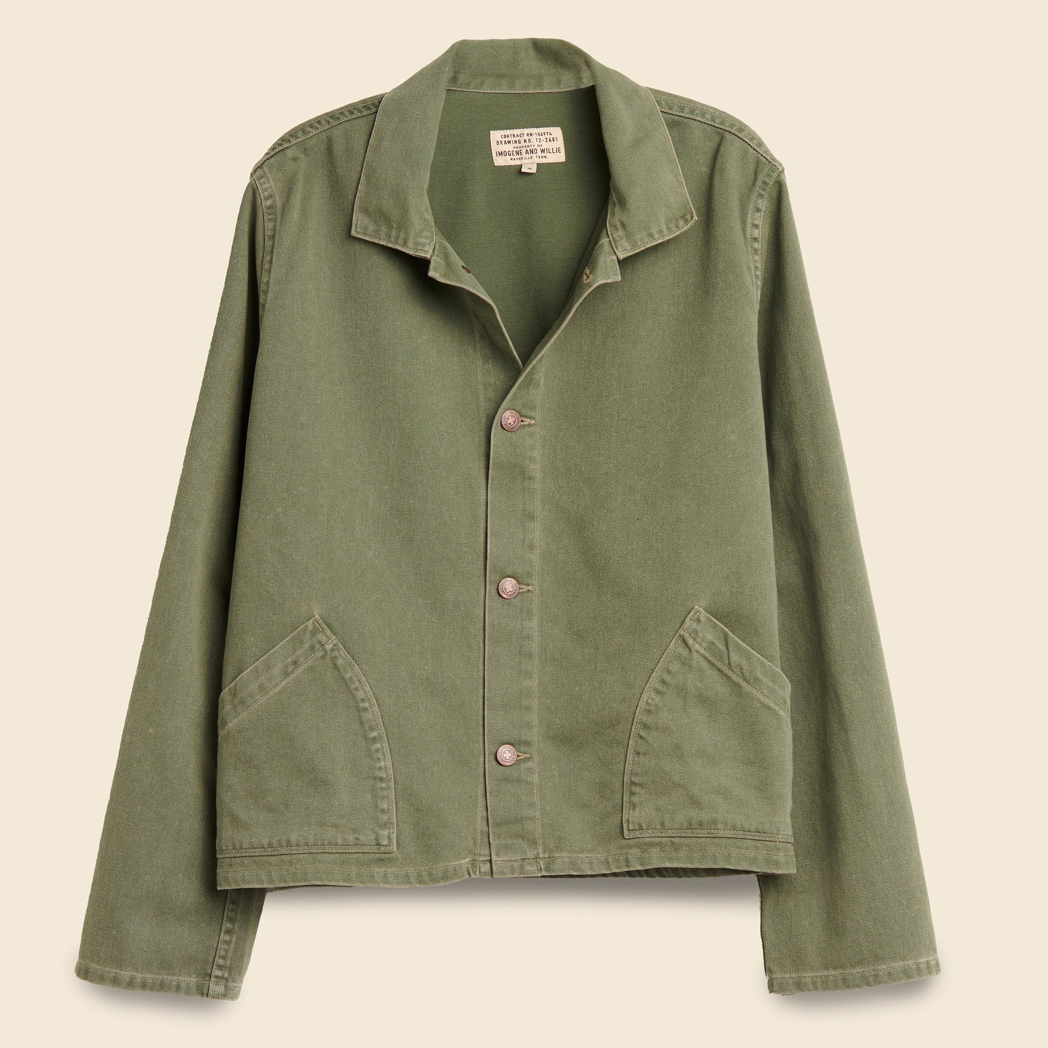 Agnes Jacket - Military Green - Imogene + Willie - STAG Provisions - W - Outerwear - Coat/Jacket