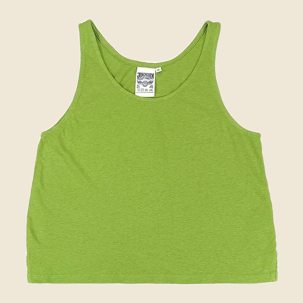 Cropped Tank - Dark Matcha - Jungmaven - STAG Provisions - W - Tops - Sleeveless