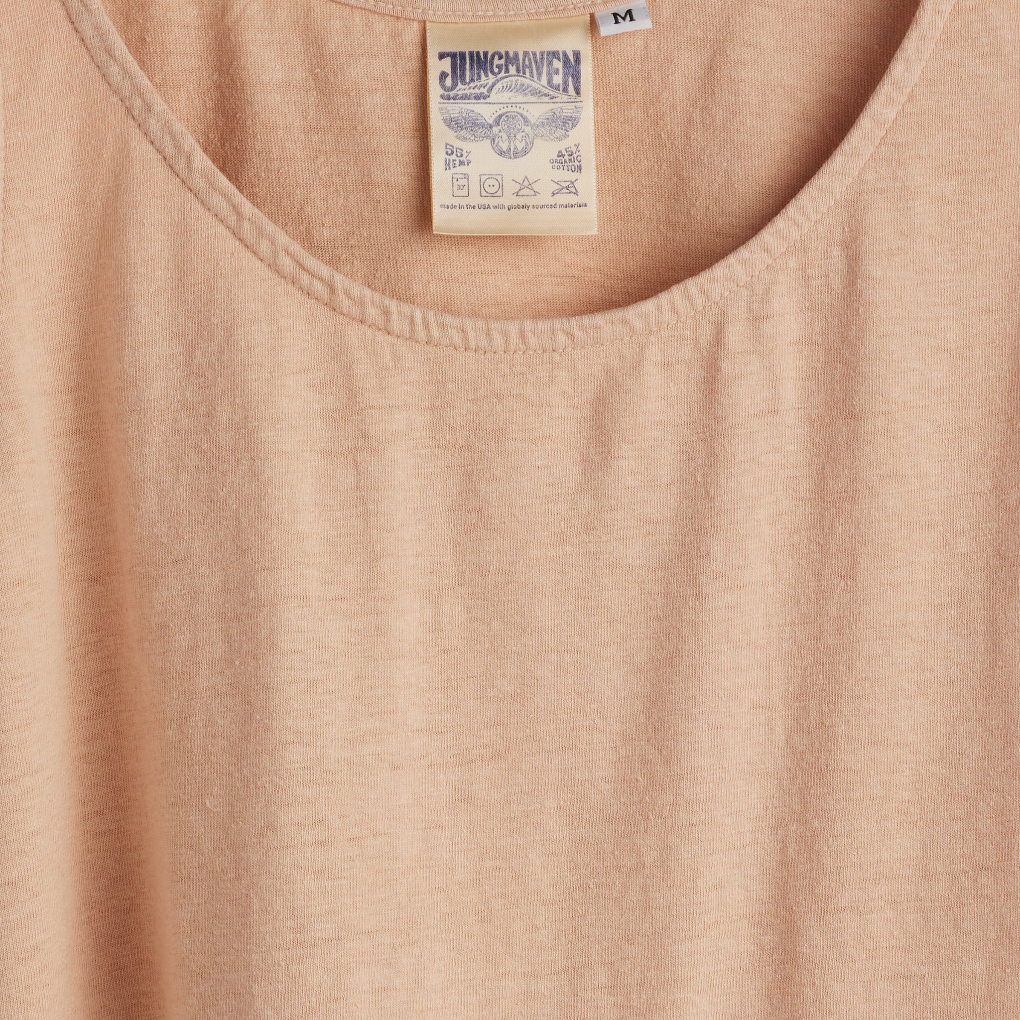 Cropped Tank - Dusty Pink - Jungmaven - STAG Provisions - W - Tops - Sleeveless