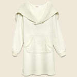 Fleecy Knit Maldives Long Parka - Ecru - Kapital - STAG Provisions - W - Outerwear - Coat/Jacket