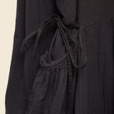 Jersey x Double Gauze Butter Dress - Black - Kapital - STAG Provisions - W - Onepiece - Dress