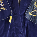 Velveteen KESA SHAM BOMBER Jacket (Beautiful QUEEN) - Navy - Kapital - STAG Provisions - W - Outerwear - Coat/Jacket