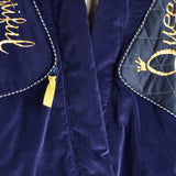 Velveteen KESA SHAM BOMBER Jacket (Beautiful QUEEN) - Navy - Kapital - STAG Provisions - W - Outerwear - Coat/Jacket