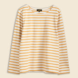Tilda Mariner Stripe Tee - Off White/Epice - Le Mont Saint Michel - STAG Provisions - W - Tops - L/S Knit