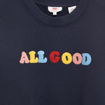 ALL GOOD Fleece Crew Sweatshirt - Salute Navy - Levis Premium - STAG Provisions - W - Tops - L/S Fleece