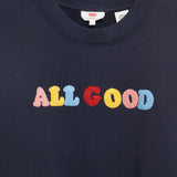 ALL GOOD Fleece Crew Sweatshirt - Salute Navy - Levis Premium - STAG Provisions - W - Tops - L/S Fleece