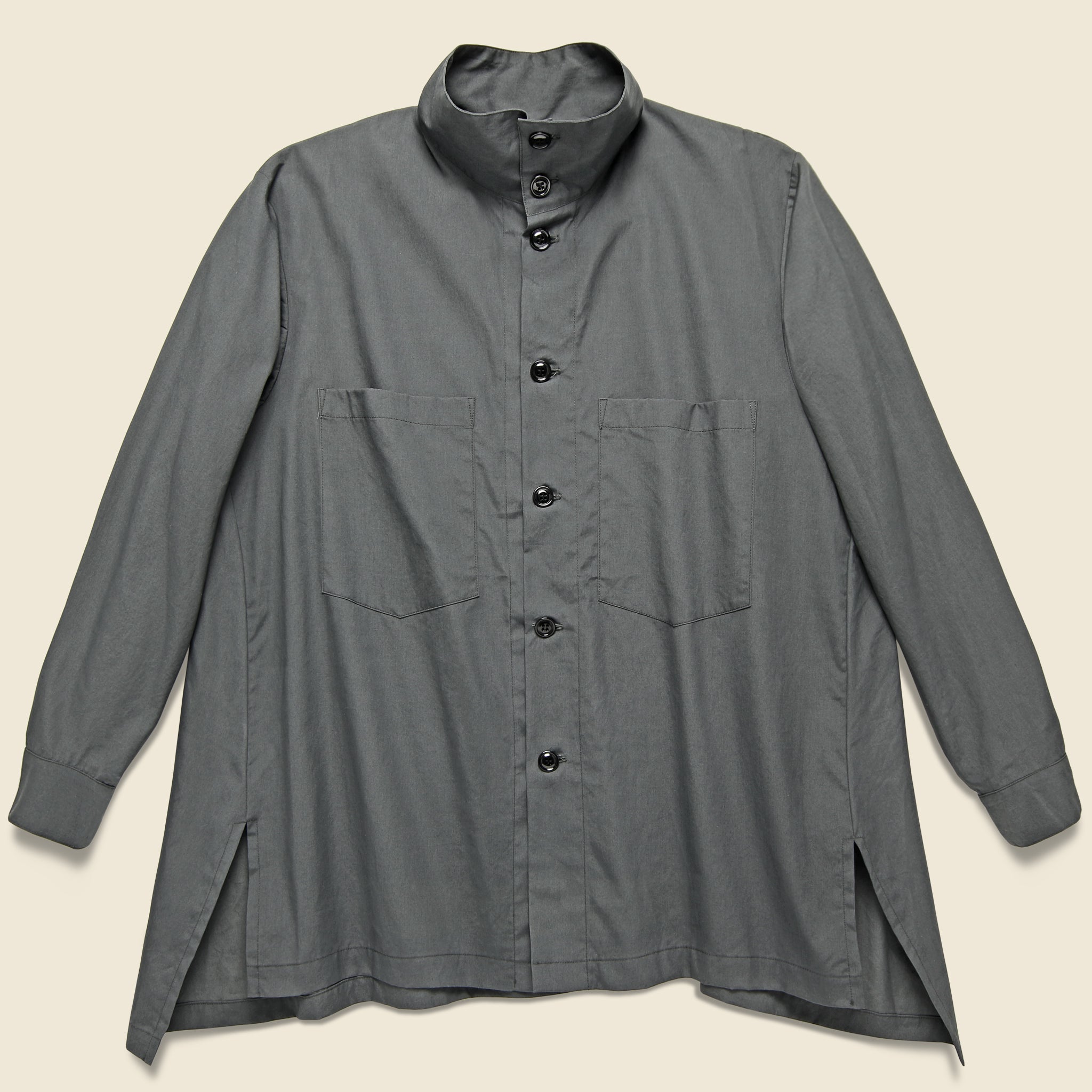 Vancloth Oxford Batman Shirt - Charcoal - Monitaly - STAG Provisions - W - Tops - L/S Woven