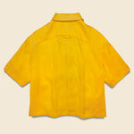 Linen Cropped Vacation Shirt - Yellow - Monitaly - STAG Provisions - W - Tops - S/S Woven