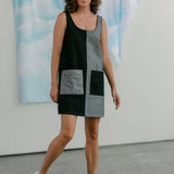 Half-Tone Mini Dress - Black Sand - Carleen - STAG Provisions - W - Onepiece - Dress