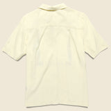 Positional Dots Print Shirt - Ecru - Nice Things - STAG Provisions - W - Tops - S/S Knit