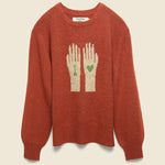 Gloves Intarsia Sweater - Rust - Nice Things - STAG Provisions - W - Tops - Sweater