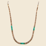 Heishe Necklace - Turquoise & Pin Shell - Vintage - STAG Provisions - W - One & Done - Accessories & Jewelry