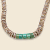 Heishe Necklace - Turquoise & Pin Shell - Vintage - STAG Provisions - W - One & Done - Accessories & Jewelry