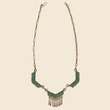 Pieced Necklace - Silver & Turquoise - Vintage - STAG Provisions - W - One & Done - Accessories & Jewelry