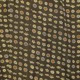 Floral Pattern Japanese Short Kimono - Brown - Vintage - STAG Provisions - W - One & Done - Apparel