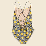 Lemon Tie Suit - Black - OAS - STAG Provisions - W - Swim - One Piece