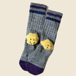60 Yarns Grandrelle IVY RAINBOWY HAPPY Heel-Hold Socks - Gray - Kapital - STAG Provisions - W - Accessories - Socks
