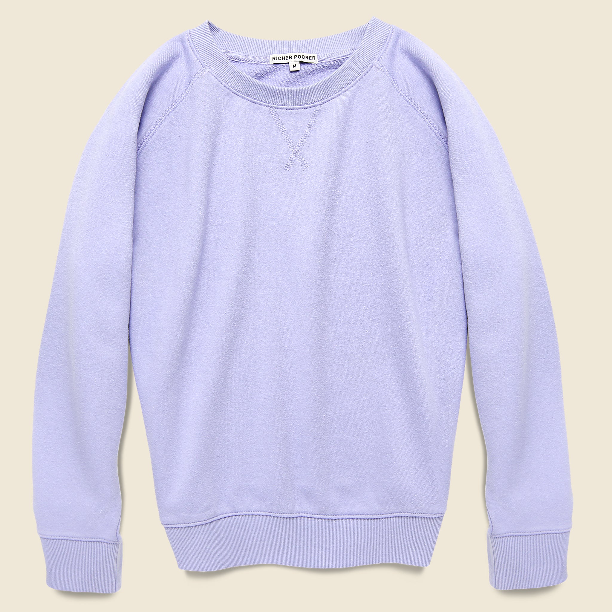 Crew Sweatshirt - Electric Violet - Richer Poorer - STAG Provisions - W - Tops - L/S Fleece