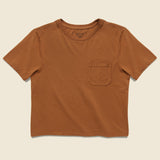 Boxy Crop Tee - Tobacco - Richer Poorer - STAG Provisions - W - Tops - S/S Tee