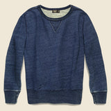 Terry Crewneck - Blue Indigo - RRL - STAG Provisions - W - Tops - L/S Fleece