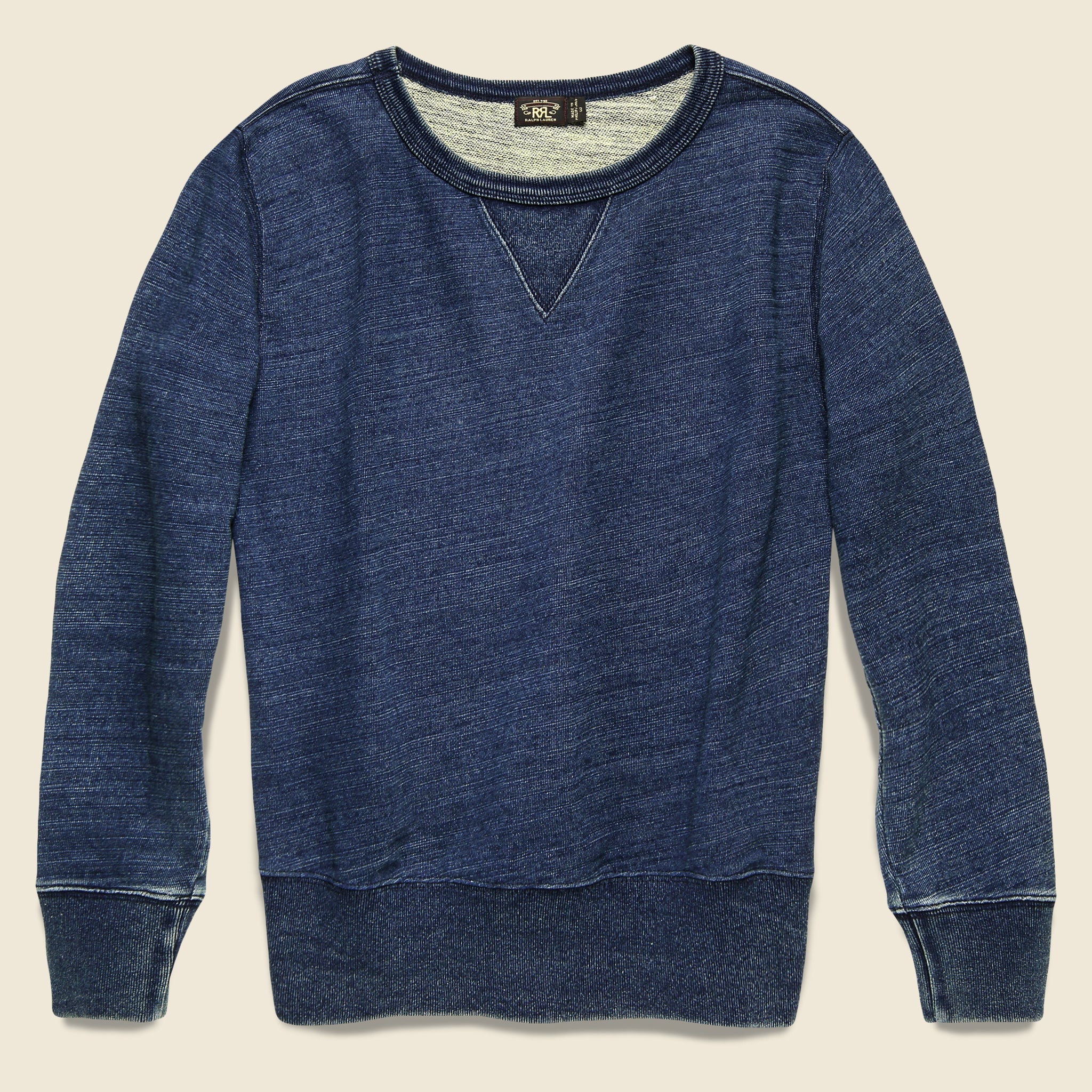 Terry Crewneck - Blue Indigo - RRL - STAG Provisions - W - Tops - L/S Fleece