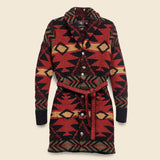 Hand-Knit Ranch Cardigan - Red/Black - RRL - STAG Provisions - W - Tops - Sweater