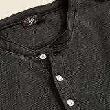 Long Sleeve Waffle Henley - Faded Black - RRL - STAG Provisions - W - Tops - L/S Knit