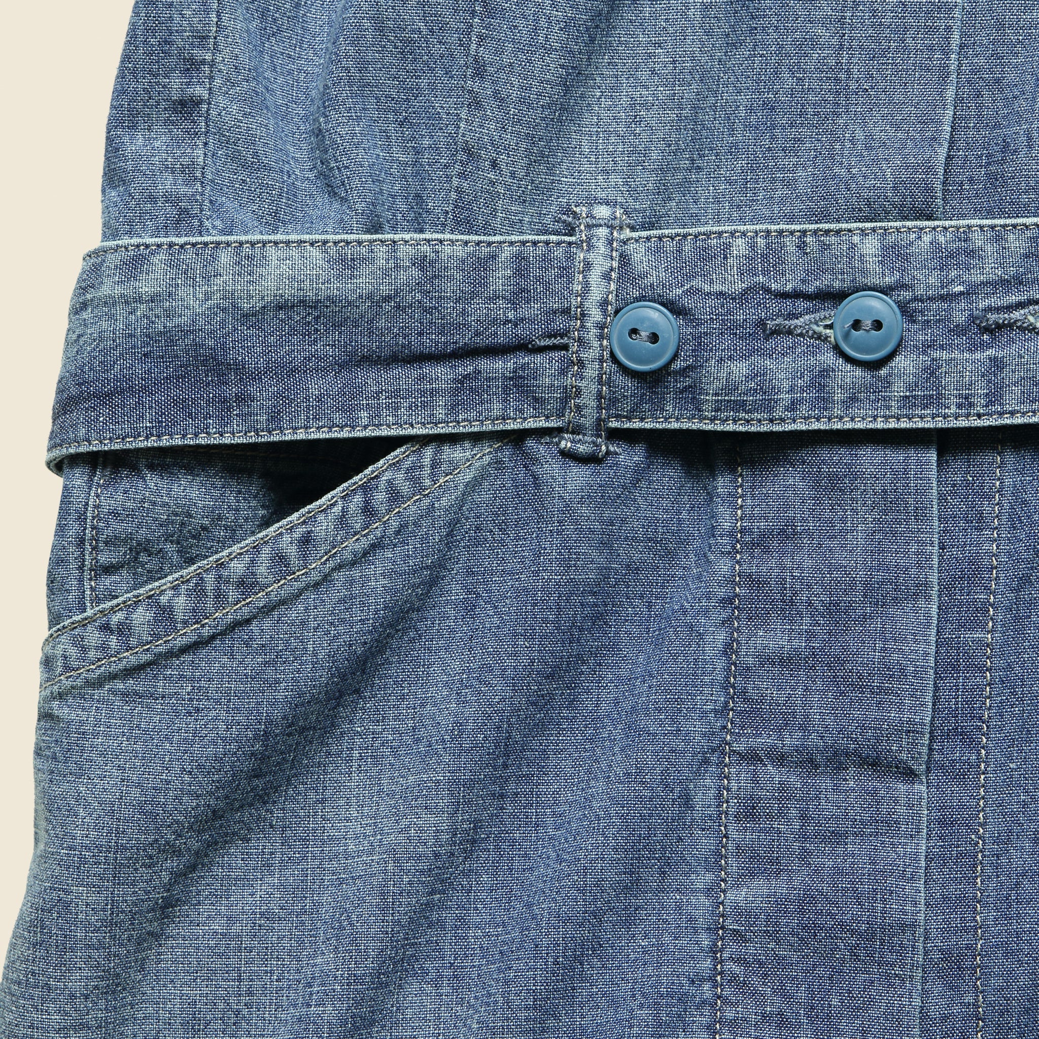 Abbie Coverall - Chambray - RRL - STAG Provisions - W - Onepiece - Jumpsuit
