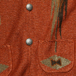 Fringe Linen-Blend Poncho - Rust/Orange - RRL - STAG Provisions - W - Tops - Sweater