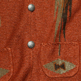 Fringe Linen-Blend Poncho - Rust/Orange - RRL - STAG Provisions - W - Tops - Sweater