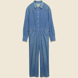 Cotton-Linen Coverall - Braiden Wash - RRL - STAG Provisions - W - Onepiece - Overalls