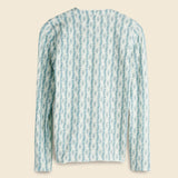 Printed Jersey Henley - Natural - RRL - STAG Provisions - W - Tops - L/S Knit