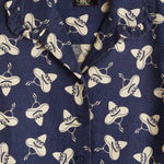 Western Blouse - Faded Navy/Cream - RRL - STAG Provisions - W - Tops - S/S Woven