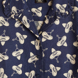 Western Blouse - Faded Navy/Cream - RRL - STAG Provisions - W - Tops - S/S Woven