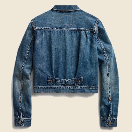 Denim Trucker Jacket - Kenney Wash - RRL - STAG Provisions - W - Outerwear - Coat/Jacket