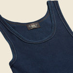 Cotton Rib Tank - Indigo - RRL - STAG Provisions - W - Tops - Sleeveless