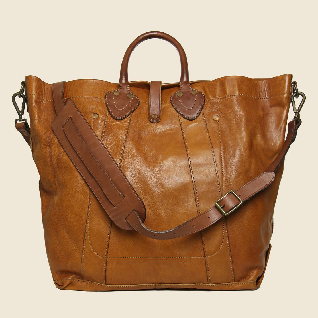 Vintage Calfskin Tote - Brown - RRL - STAG Provisions - W - Accessories - Bag