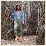 Army Cotton Herringbone Utility Pant - Brewster Green - RRL - STAG Provisions - W - Pants - Twill