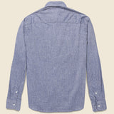 Brother Fit Shirt - Navy Chambray - Gitman Vintage - STAG Provisions - W - Tops - L/S Woven