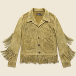 Lexington Fringe Jacket - Tan Suede - RRL - STAG Provisions - W - Outerwear - Coat/Jacket
