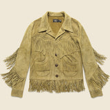 Lexington Fringe Jacket - Tan Suede - RRL - STAG Provisions - W - Outerwear - Coat/Jacket
