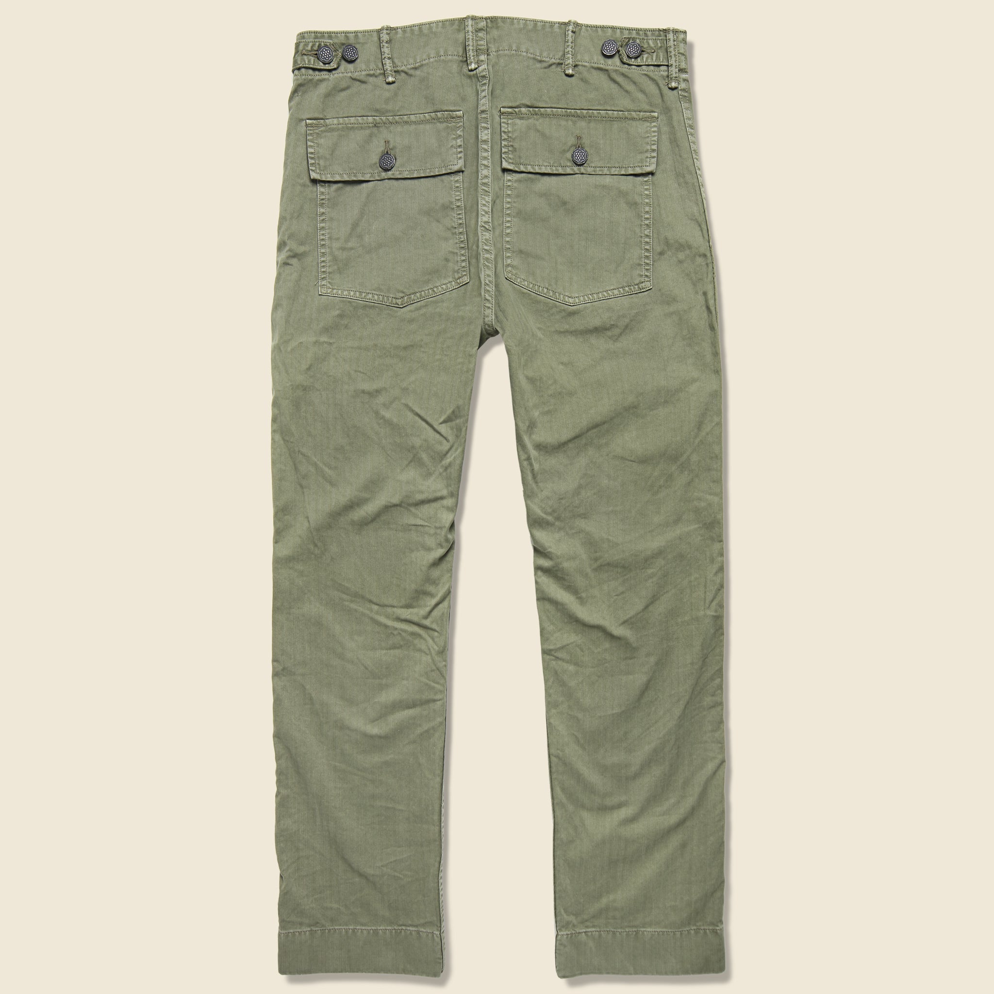 Army Cotton Herringbone Utility Pant - Brewster Green Army Cotton Herringbone Utility Pant - Brewster Green