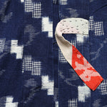 Kasuri Ikat Noragi Jacket - Indigo/White/Red - Vintage - STAG Provisions - W - One & Done - Apparel