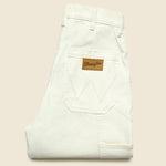 Wide Leg Utility Crop Jean - Bone - Wrangler - STAG Provisions - W - Pants - Denim
