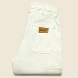 Wide Leg Utility Crop Jean - Bone - Wrangler - STAG Provisions - W - Pants - Denim