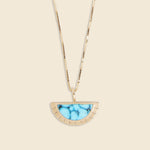 Selene Necklace - Kingman Turquoise - Young in the Mountains - STAG Provisions - W - Accessories - Necklace