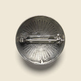 Round Sunburst Concho Pin - Silver/Turquoise - Yuketen - STAG Provisions - W - Accessories - Pin