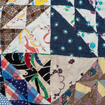 Scofield Flying Geese Quilt Kimono - Blue/Tan - Vintage - STAG Provisions - W - One & Done - Apparel