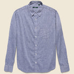 Brother Fit Shirt - Navy Chambray - Gitman Vintage - STAG Provisions - W - Tops - L/S Woven